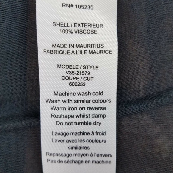 JOIE SOFT Pleated 3/4 Sleeve Grey Blouse Size S - Picture 8 of 8